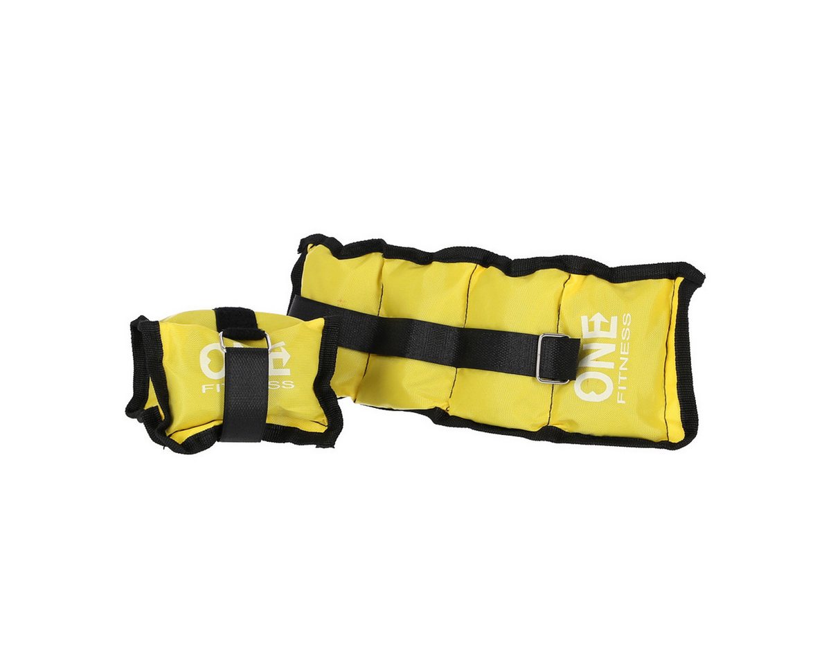 ONE FITNESS Gewichtsmanschette 2er Set 1,5kg Laufgewichte Trainingsgewichte Gelb ONE FITNESS Gewichtsmanschette 2er Set 1,5kg Laufgewichte Trainingsgewichte Gelb von ONE FITNESS