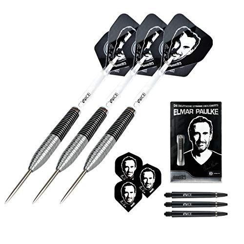 ONE80 Steeldarts Signature Elmar Paulke Dartpapst 80% Tungsten Steeltip Dart Steeldart Präzision & Qualität für echte Dartfans ONE80 Steeldarts Signature Elmar Paulke Dartpapst 80% Tungsten Steeltip Dart Steeldart Präzision & Qualität für echte Dartfans von ONE80
