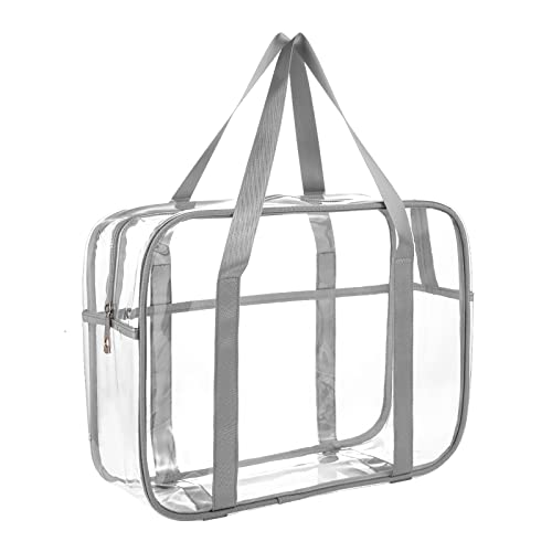 ONEGenug Transparent Kulturbeutel Durchsichtige Tragetasche Reisetaschen PVC Kulturtasche Reise Organizer Tasche wasserdichte Wickeltasche Reise Handtasche Mommy Tasche 36cm*15cm*28cm ONEGenug Transparent Kulturbeutel Durchsichtige Tragetasche Reisetaschen PVC Kulturtasche Reise Organizer Tasche wasserdichte Wickeltasche Reise Handtasche Mommy Tasche 36cm*15cm*28cm von ONEGenug