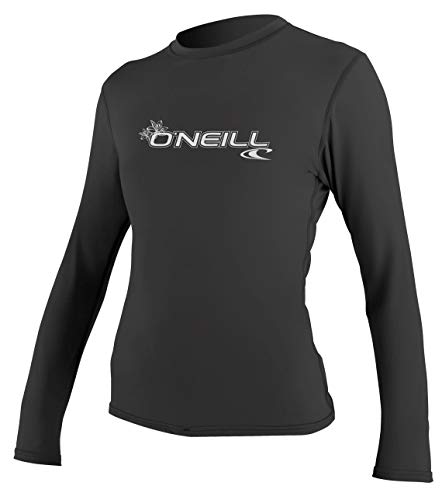 O'Neill Damen Wms Basic Skins L/S Tee Rash Vest, Schwarz, S EU von O'Neill