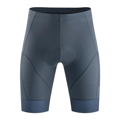 ONETree Gepolsterte Herren-Radhose 3D, Radhose für Herren, Rennradhose für Herren, schnelltrocknend, atmungsaktiv mit Taschen,Gray,XL von ONETree