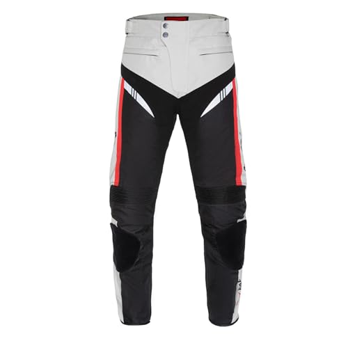 ONETree Motorrad Hosen für Männer-Dual Sport Dirt Bike Gear Hosen-Motorrad Reiten Hosen-wasserdichte Motorrad Rüstung Schutz,Gray,L von ONETree