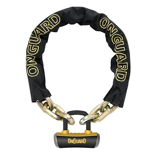 ONGUARD 8016 Beast Kette Mit Bügelschloss, schwarz, 110 x 3 x 4 cm ONGUARD 8016 Beast Kette Mit Bügelschloss, schwarz, 110 x 3 x 4 cm von ONGUARD