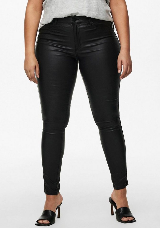ONLY CARMAKOMA Skinny-fit-Jeans CARPUNK REG SK COATED PANTS mit edel glänzender Beschichtung ONLY CARMAKOMA Skinny-fit-Jeans CARPUNK REG SK COATED PANTS mit edel glänzender Beschichtung von ONLY CARMAKOMA