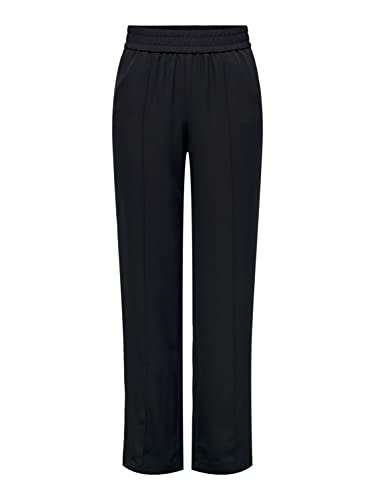 ONLY Damen Onllucy-laura Mw Wide Pintuck Pant Noos, Schwarz, L / 32L von ONLY