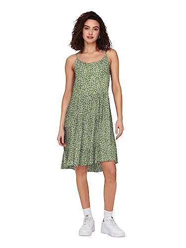 ONLY Damen Onlmaj Life S/L AOP Short Dress WVN Noos, Artichoke Green/AOP:Cloud Dancer Ditsy, XXS ONLY Damen Onlmaj Life S/L AOP Short Dress WVN Noos, Artichoke Green/AOP:Cloud Dancer Ditsy, XXS von ONLY