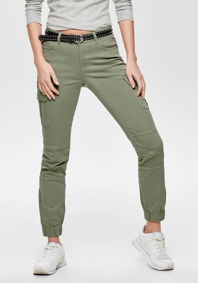 ONLY Cargohose ONLMISSOURI REG ANK CARGO PNT NOOS mit Stretchsäumen ONLY Cargohose ONLMISSOURI REG ANK CARGO PNT NOOS mit Stretchsäumen von ONLY