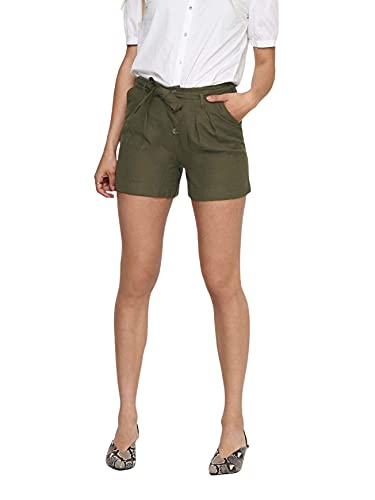 ONLY Damen Onlviva Life Hw Belt Shorts Pnt Noos, Forest Night, 32 ONLY Damen Onlviva Life Hw Belt Shorts Pnt Noos, Forest Night, 32 von ONLY