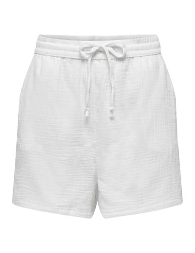 ONLY Damen Onlthyra Shorts Noos Wvn, Cloud Dancer, S ONLY Damen Onlthyra Shorts Noos Wvn, Cloud Dancer, S von ONLY