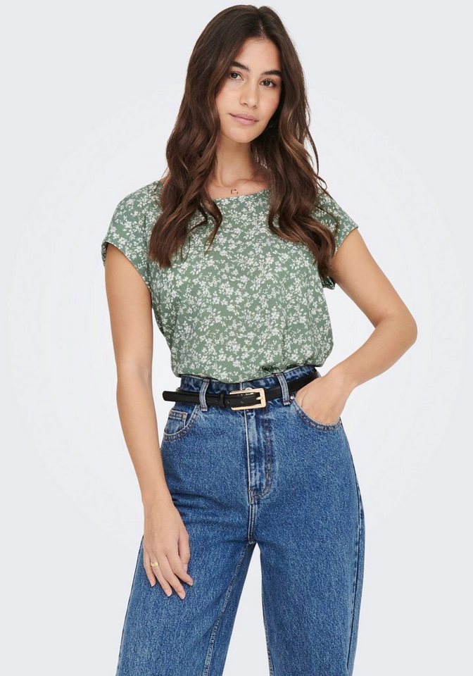 ONLY Shirtbluse ONLVIC S/S AOP TOP NOOS PTM mit Allover Druck ONLY Shirtbluse ONLVIC S/S AOP TOP NOOS PTM mit Allover Druck von ONLY