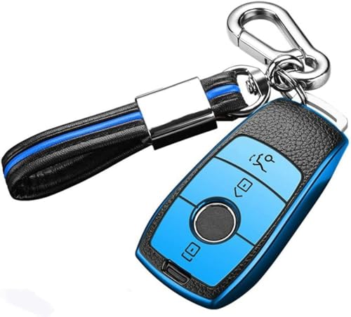 ONNAT Auto Schlüssel Fall Abdeckung Tasche TPU Für Mercedes Benz E Klasse W213 W205 E200 E260 E300 E320 AMG CLA 2018-2020 Auto Shell Schlüsselbund von ONNAT