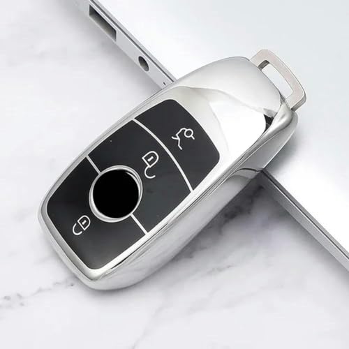 ONNAT TPU-Schlüsselhülle, Tasche, Schlüsselanhänger, Auto-Schlüsselanhänger, für Mercedes Benz ACESG-Klasse GLC CLA CLE W205 W213 W222 X167 W177 von ONNAT