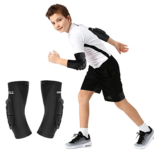 Ellenbogenbandagen Basketball Armstulpe 1Paar Kinder Ellenbogenschoner Torwart Schützende Shooter Sleeve Handball Volleyball Ellenbogenschutz S von ONTYZZ