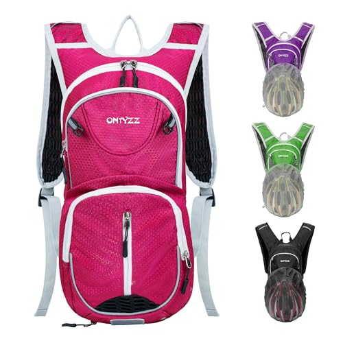 ONTYZZ Fahrradrucksack 12L Unisex Nylon Wasserabweisend Fahrrad Schulter Rucksack Reiserucksack Sportrucksack Tagesrucksack Trekkingrucksack Rot ONTYZZ Fahrradrucksack 12L Unisex Nylon Wasserabweisend Fahrrad Schulter Rucksack Reiserucksack Sportrucksack Tagesrucksack Trekkingrucksack Rot von ONTYZZ