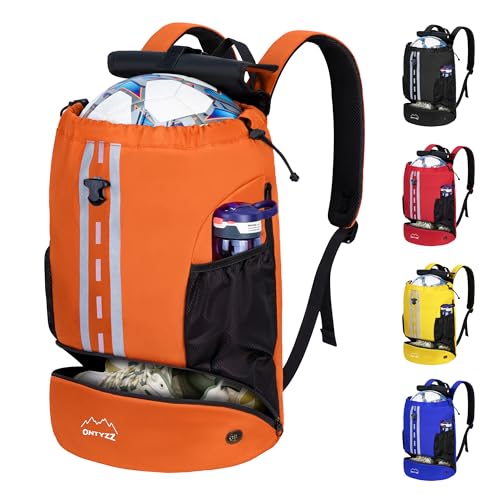 Wasserdicht Rucksack mit Kordelzug Sportrucksack mit Schuhfach Multifunktionaler Tagesrucksack mit Trocken-Nass Separat für Gym Yoga Schwimmen Strand Tanzen Basketball Volleyball Fußball Tasche Wasserdicht Rucksack mit Kordelzug Sportrucksack mit Schuhfach Multifunktionaler Tagesrucksack mit Trocken-Nass Separat für Gym Yoga Schwimmen Strand Tanzen Basketball Volleyball Fußball Tasche von ONTYZZ