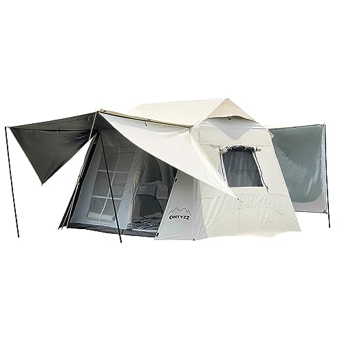 Zelt Wasserdicht Familienzelt 3-5 Personen Zelte mit Integriert Aluminiumlegierung Klammer & Projektionsleinwand Outdoor Zelt for Hiking Picknick Camping Zelte 2.6 * 2.3 * 1.9M Zelt Wasserdicht Familienzelt 3-5 Personen Zelte mit Integriert Aluminiumlegierung Klammer & Projektionsleinwand Outdoor Zelt for Hiking Picknick Camping Zelte 2.6 * 2.3 * 1.9M von ONTYZZ