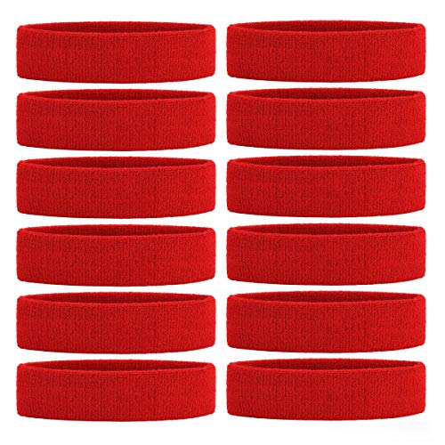 ONUPGO Schweißband Stirnband Männer & Frauen - 3 STÜCKE / 6 STÜCKE / 12 STÜCKE Sport Stirnbänder Feuchtigkeitstransport Athletisch Baumwollfrottee Schweißband Schweißabsorbierendes Stirnband ONUPGO Schweißband Stirnband Männer & Frauen - 3 STÜCKE / 6 STÜCKE / 12 STÜCKE Sport Stirnbänder Feuchtigkeitstransport Athletisch Baumwollfrottee Schweißband Schweißabsorbierendes Stirnband von ONUPGO