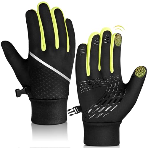 OOPOR Kinder Handschuhe Warme Winterhandschuhe - Kids Outdoor Sport Thermo Fleece Fahrradhandschuhe Laufhandschuhe mit Anti-Rutsch Winddicht Touch Screen für Klein Junge Mädch Schwarz 4-12 Jahre OOPOR Kinder Handschuhe Warme Winterhandschuhe - Kids Outdoor Sport Thermo Fleece Fahrradhandschuhe Laufhandschuhe mit Anti-Rutsch Winddicht Touch Screen für Klein Junge Mädch Schwarz 4-12 Jahre von OOPOR