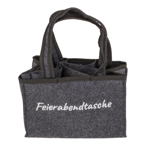 Out of the blue Flaschentasche Bierträger Flaschenträger für 6 Flaschen Feierabendtasche, Grau Out of the blue Flaschentasche Bierträger Flaschenträger für 6 Flaschen Feierabendtasche, Grau von Out of the blue