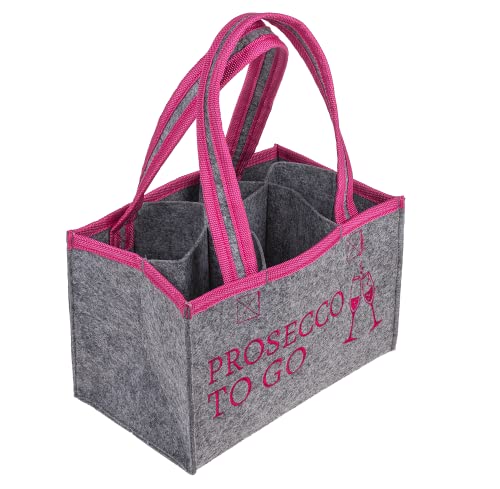 ootb 71/3159 Lady´s Bag »Prosecco to go« Damen Handtasche Flaschenkorb Flaschenträger Einkaufstasche ootb 71/3159 Lady´s Bag »Prosecco to go« Damen Handtasche Flaschenkorb Flaschenträger Einkaufstasche von Out of the blue