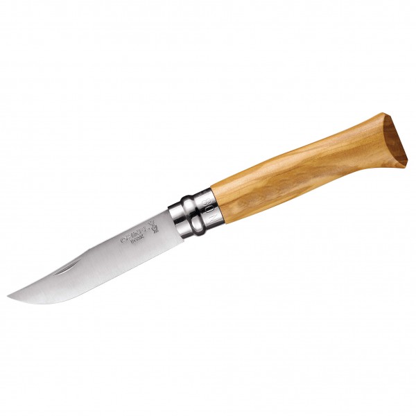 Opinel - Messer No 08 Olivenholz - Messer Gr 8,5 cm grün von OPINEL