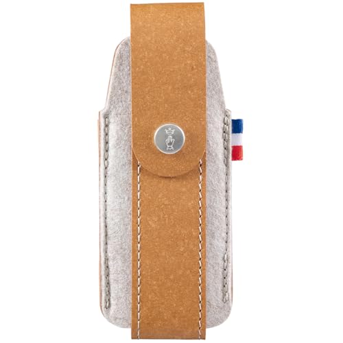 Opinel Outdoor-Etui L aus recyceltem Leder & R-PET-Filz – Braun – Nachhaltige Messertasche für Opinel N°09, N°10, Pilzmesser N°08 und N°10 mit Korkenzieher & Flaschenöffner Opinel Outdoor-Etui L aus recyceltem Leder & R-PET-Filz – Braun – Nachhaltige Messertasche für Opinel N°09, N°10, Pilzmesser N°08 und N°10 mit Korkenzieher & Flaschenöffner von OPINEL