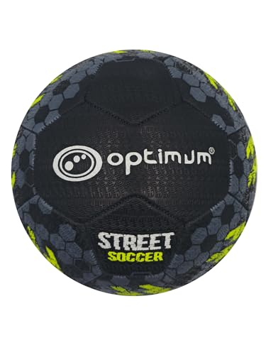 OPTIMUM Straßenfußball, Schwarz/Gelb, Größe 3 von OPTIMUM