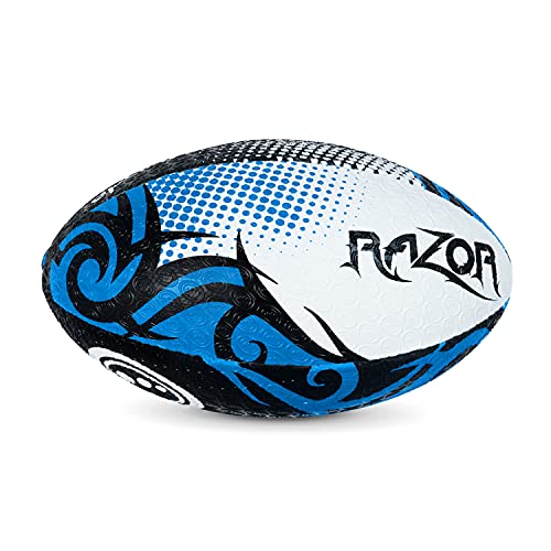 Optimum Razor Rugbyball, Unisex, Rugbyball, ORBRBBMIDI, schwarz / blau, Midi von OPTIMUM