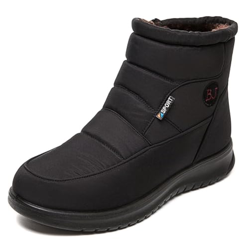 ORANDESIGNE Damen Winterstiefel Schneestiefel Flache Warme Boots Winter Stiefeletten Schuhe Arbeitsschuhe Winterboots Kurzschaft Stiefel rutschfeste Wanderschuhe Stiefel Outdoor B Schwarz 40 EU ORANDESIGNE Damen Winterstiefel Schneestiefel Flache Warme Boots Winter Stiefeletten Schuhe Arbeitsschuhe Winterboots Kurzschaft Stiefel rutschfeste Wanderschuhe Stiefel Outdoor B Schwarz 40 EU von ORANDESIGNE