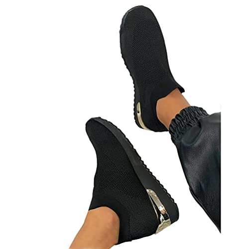 ORANDESIGNE Frauen Mesh Sneaker Canvas Flache Schuhe Damen Beiläufige Sportschuhe Atmungsaktive Schuhen Sommer Herbst Turnschuhe B Schwarz 38 EU ORANDESIGNE Frauen Mesh Sneaker Canvas Flache Schuhe Damen Beiläufige Sportschuhe Atmungsaktive Schuhen Sommer Herbst Turnschuhe B Schwarz 38 EU von ORANDESIGNE