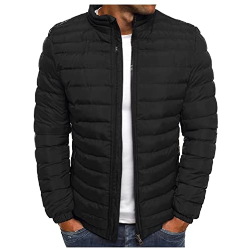 ORANDESIGNE Herren Jacke Winter Warm Steppjacke Wintermantel Daunenjacke Leichte Jacket Outdoor Puffer Gepolstert Männer Stehkragen Winterjacke Übergangsjacke A Schwarz XXL ORANDESIGNE Herren Jacke Winter Warm Steppjacke Wintermantel Daunenjacke Leichte Jacket Outdoor Puffer Gepolstert Männer Stehkragen Winterjacke Übergangsjacke A Schwarz XXL von ORANDESIGNE