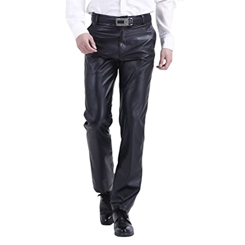 ORANDESIGNE Herren Slim Fit Soft PU Faux Leder Biker Hose Lederhosen wasserdichte Lederhose Weich Motorradhose Business Kunstleder Hosen Warme Winter Fleecehose J Schwarz XS ORANDESIGNE Herren Slim Fit Soft PU Faux Leder Biker Hose Lederhosen wasserdichte Lederhose Weich Motorradhose Business Kunstleder Hosen Warme Winter Fleecehose J Schwarz XS von ORANDESIGNE