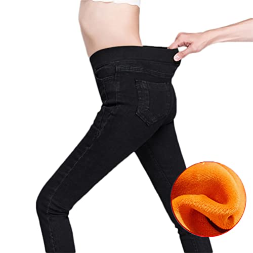 ORANDESIGNE Leggings Damen Skinny Jeans High Waist Jogginghose Deinm Stretch Hose mit Taschen Winter Fleece Jeans Pants Fitnesshose Yogahose Streetwear Herbst C Schwarz B L ORANDESIGNE Leggings Damen Skinny Jeans High Waist Jogginghose Deinm Stretch Hose mit Taschen Winter Fleece Jeans Pants Fitnesshose Yogahose Streetwear Herbst C Schwarz B L von ORANDESIGNE