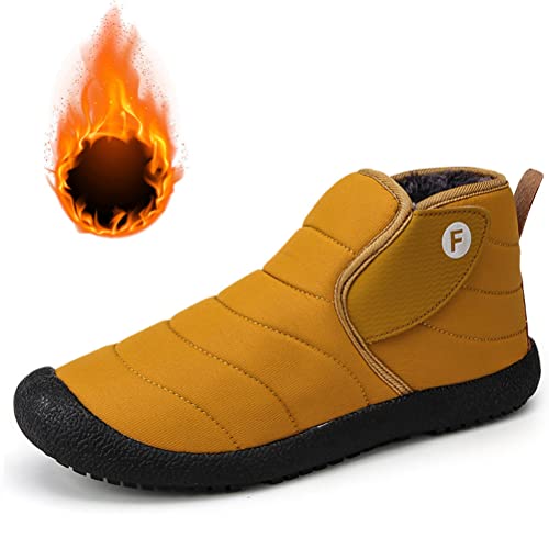 ORANDESIGNE Schneeschuhe Herren Damen Schneestiefel Winter Klassische Stiefel Warm Gefüttert Schneeboots Outdoor Arbeitsschuhe Wasserdicht rutschfest Kurze Röhre Winterstiefel A Gelb 40 EU ORANDESIGNE Schneeschuhe Herren Damen Schneestiefel Winter Klassische Stiefel Warm Gefüttert Schneeboots Outdoor Arbeitsschuhe Wasserdicht rutschfest Kurze Röhre Winterstiefel A Gelb 40 EU von ORANDESIGNE