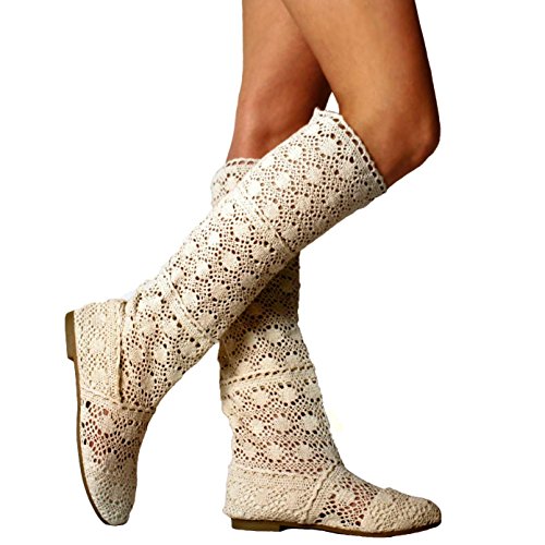 ORANDESIGNE Stylische Damen Stiefeletten Worker Boots Spitze in hochwertiger Lederoptik Beige EU 38 Beige 38 EU ORANDESIGNE Stylische Damen Stiefeletten Worker Boots Spitze in hochwertiger Lederoptik Beige EU 38 Beige 38 EU von ORANDESIGNE