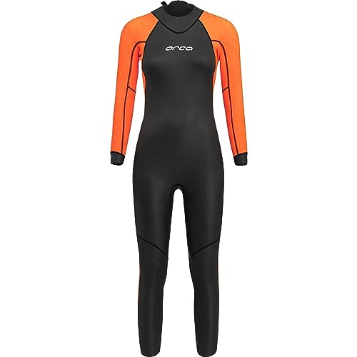 ORCA Vitalis Openwater Hi Vis Neoprenanzug Damen schwarz/orange ORCA Vitalis Openwater Hi Vis Neoprenanzug Damen schwarz/orange von ORCA