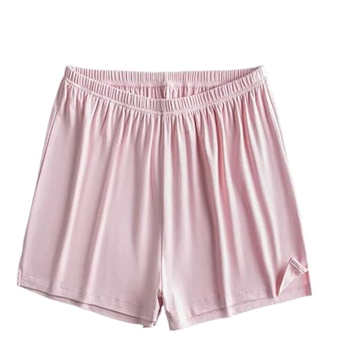 ORDOBO Damen Pyjamahose - Klassische Große Einfarbige Pyjamahose Für Den Sommer Lässig Weich Leicht Elastischer Bund Nachtwäsche Homewear-Kleidung Pink XL von ORDOBO