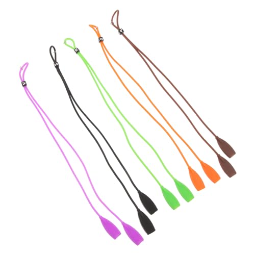 ORFOFE 5 Stück Brillen-lanyards, Dekorative Brillen-lanyards, Farbige Lanyards, Silikon-brillen-lanyards von ORFOFE