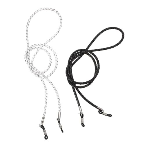 ORFOFE Anti-verlorenes Brillenseil 2St Brillenband schnapsgläser hängender Hals Lanyard schmücken Sonnenbrille a007 Brille Seil Rindsleder Weiß Sportbrillenschnur ORFOFE Anti-verlorenes Brillenseil 2St Brillenband schnapsgläser hängender Hals Lanyard schmücken Sonnenbrille a007 Brille Seil Rindsleder Weiß Sportbrillenschnur von ORFOFE