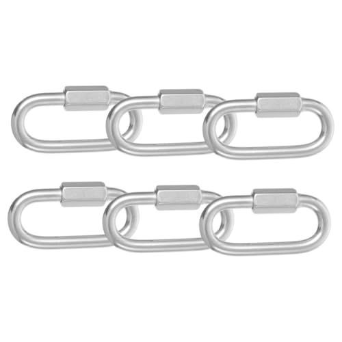 ORFOFE Edelstahl Karabiner Ringe Klettern Sicherheits Haken Outdoor Verbindungselemente Für Survival Gear von ORFOFE