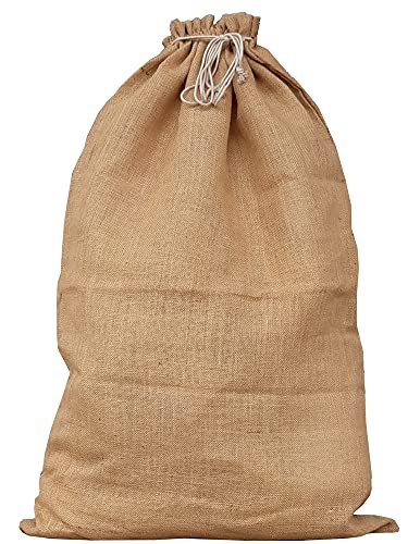 Großer Nikolaussack, Jutesack, Weihnachts-Sack, Weihnachten, Winter - Jute- (Natur, 120x70 cm) von ORGANZABEUTEL24