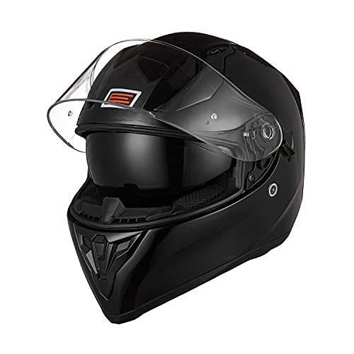 ORIGINE Integral-Helm Full-Face Motorrad-Helm ECE mit Visier (SOLID MATT Black, S) von ORIGINE