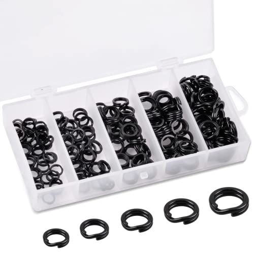 OROOTL 200 Stück/Box Sprengringe Angeln, Köderringe aus rostfreiem Stahl, strapazierfähiger Sprengring, Salzwasser-Köder-Tackle-Anschluss für Jigging-Trolling OROOTL 200 Stück/Box Sprengringe Angeln, Köderringe aus rostfreiem Stahl, strapazierfähiger Sprengring, Salzwasser-Köder-Tackle-Anschluss für Jigging-Trolling von OROOTL