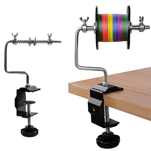 Angelschnur Aufspulgerät Spooler Schnurspulgerät mit Einstellbare Klemme Spin Angelschnur Zähler Angelrollen Spulgerät Stabiles Spooling Station System… Angelschnur Aufspulgerät Spooler Schnurspulgerät mit Einstellbare Klemme Spin Angelschnur Zähler Angelrollen Spulgerät Stabiles Spooling Station System… von OROOTL