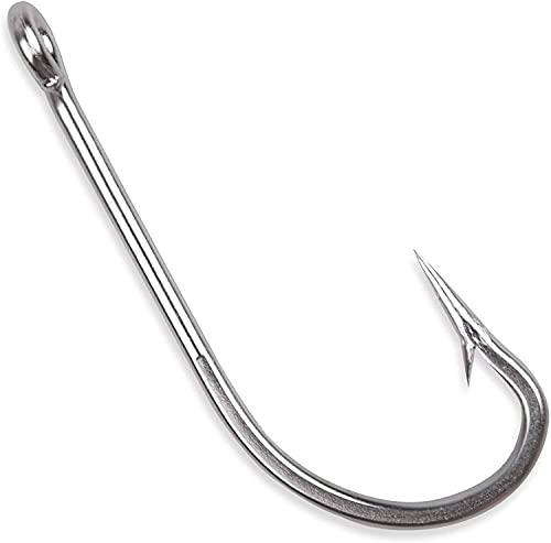 OROOTL Edelstahl Salzwasser Angelhaken, 40stk Langem Schaft Angel Haken O 'Shaughnessy Forged Trolling Angelhaken Größe 1/0-10/0 OROOTL Edelstahl Salzwasser Angelhaken, 40stk Langem Schaft Angel Haken O 'Shaughnessy Forged Trolling Angelhaken Größe 1/0-10/0 von OROOTL