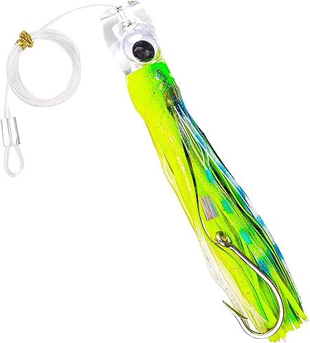 Schleppköder Salzwasser Angelköder Großwild Schleppköder für Mahi Marlin Thunfisch Delfin Wahoo Hai Tiefseefischen Köder mit Vorfach Haken Tintenfisch Röcke Schleppköder Salzwasser Angelköder Großwild Schleppköder für Mahi Marlin Thunfisch Delfin Wahoo Hai Tiefseefischen Köder mit Vorfach Haken Tintenfisch Röcke von OROOTL