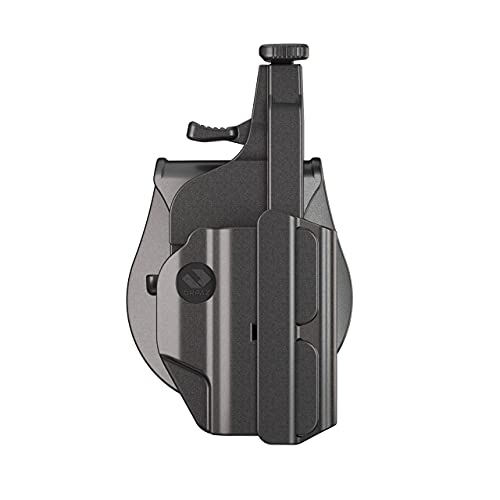 Orpaz T41 Adjustable and Modular Gun Holster Compatible with OWB Gun Holder with Light/Laser/Optics, Paddle Holster - Unisex - Will Secure Your Handgun with a Tactical Appearance von ORPAZ