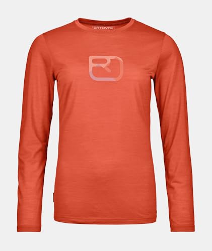 ORTOVOX 150 Cool MTN Silhouette LS W, 84081, Sunset Orange, M ORTOVOX 150 Cool MTN Silhouette LS W, 84081, Sunset Orange, M von ORTOVOX