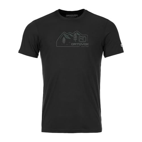 ORTOVOX 150 COOL Vintage Badge T-Shirt, Herren, Black Raven, M ORTOVOX 150 COOL Vintage Badge T-Shirt, Herren, Black Raven, M von ORTOVOX