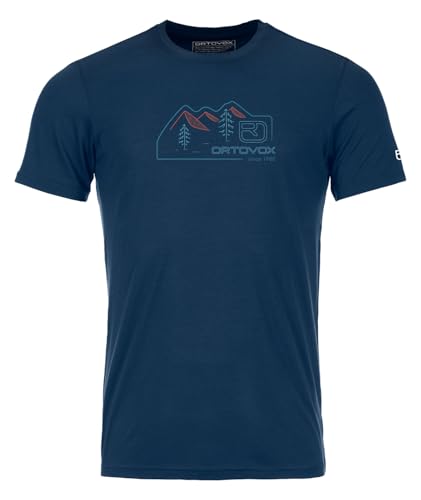 ORTOVOX 150 Cool Vintage Badge TS M Deep Ocean 50 Herren ORTOVOX 150 Cool Vintage Badge TS M Deep Ocean 50 Herren von ORTOVOX